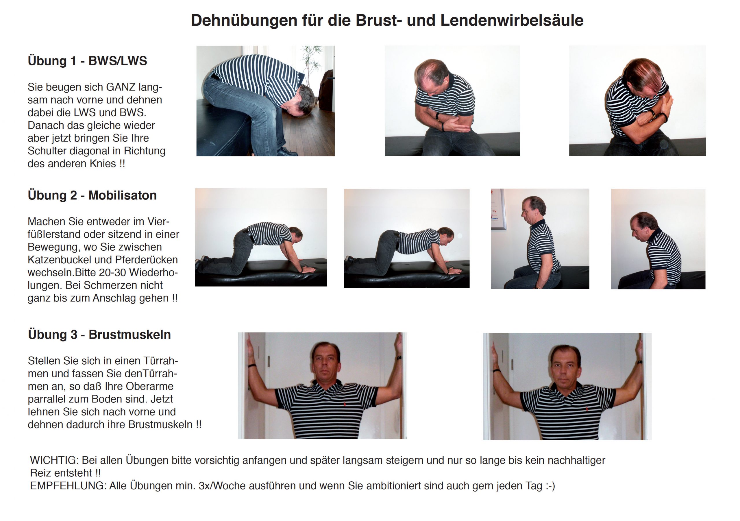 Lende & Brust Dehnungen