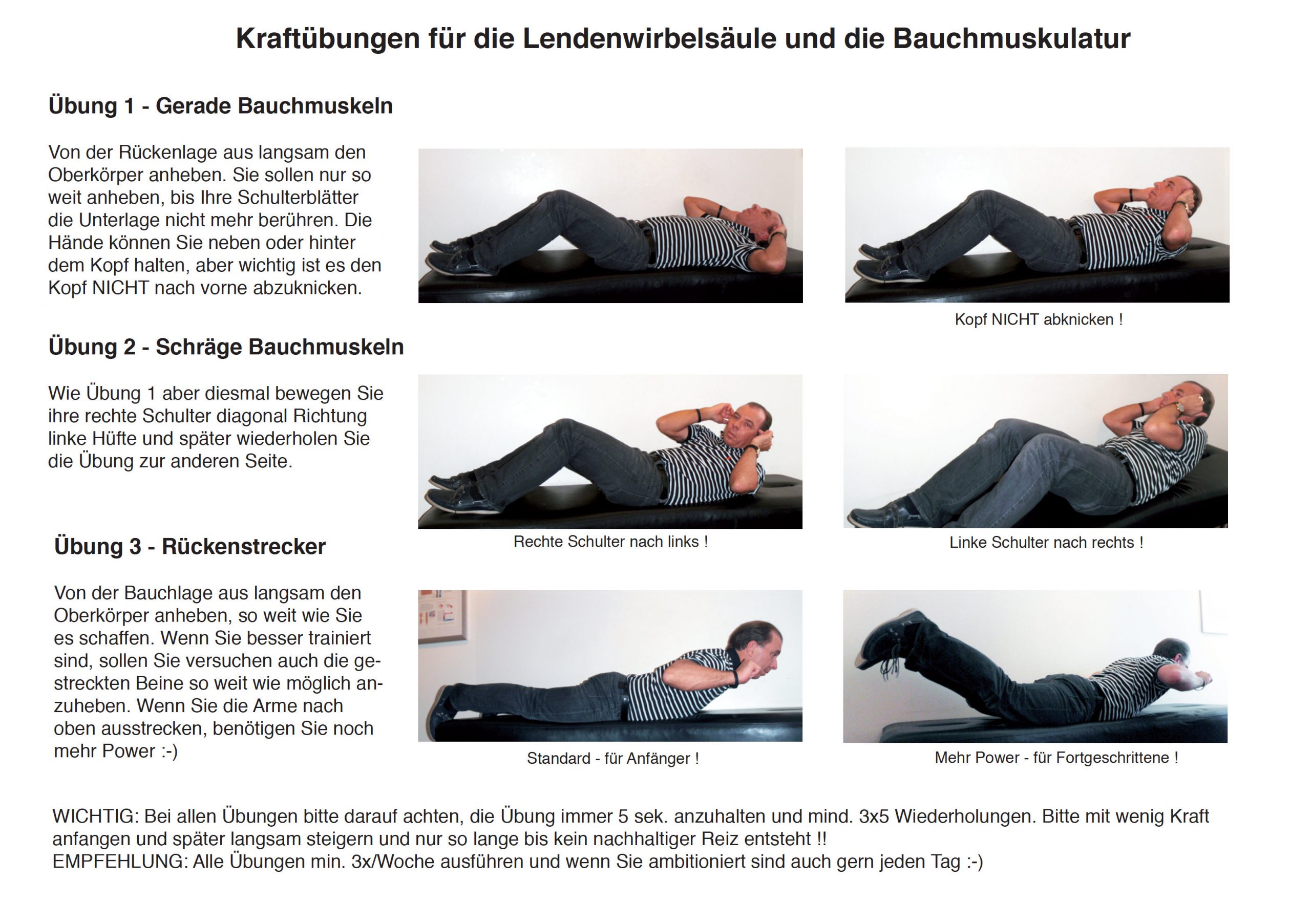 Lendenwirbel Kraft